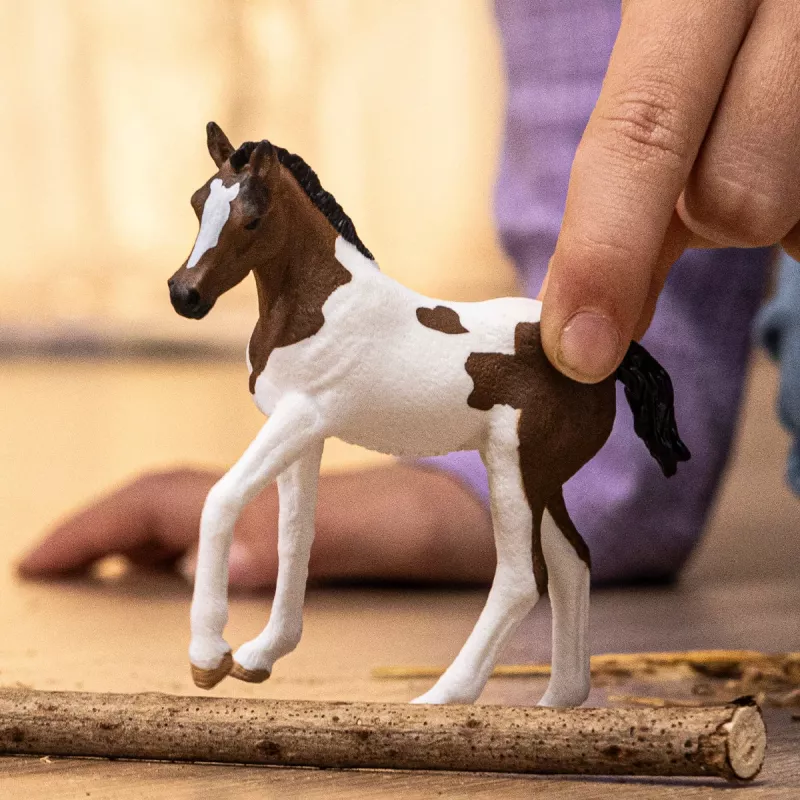 schleich HORSE CLUB Paint Horse kumeliukas, 5 m., arkliai, įvairiaspalvis