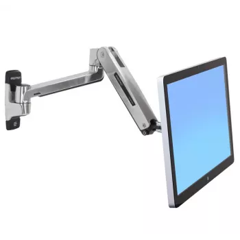 ERGOTRON Lx HD sėdimas-stovimas sieninis laikiklis LCD monitoriaus rankai (poliruotas aliuminis)