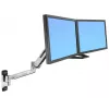ERGOTRON Lx HD sėdimas-stovimas sieninis laikiklis LCD monitoriaus rankai (poliruotas aliuminis)