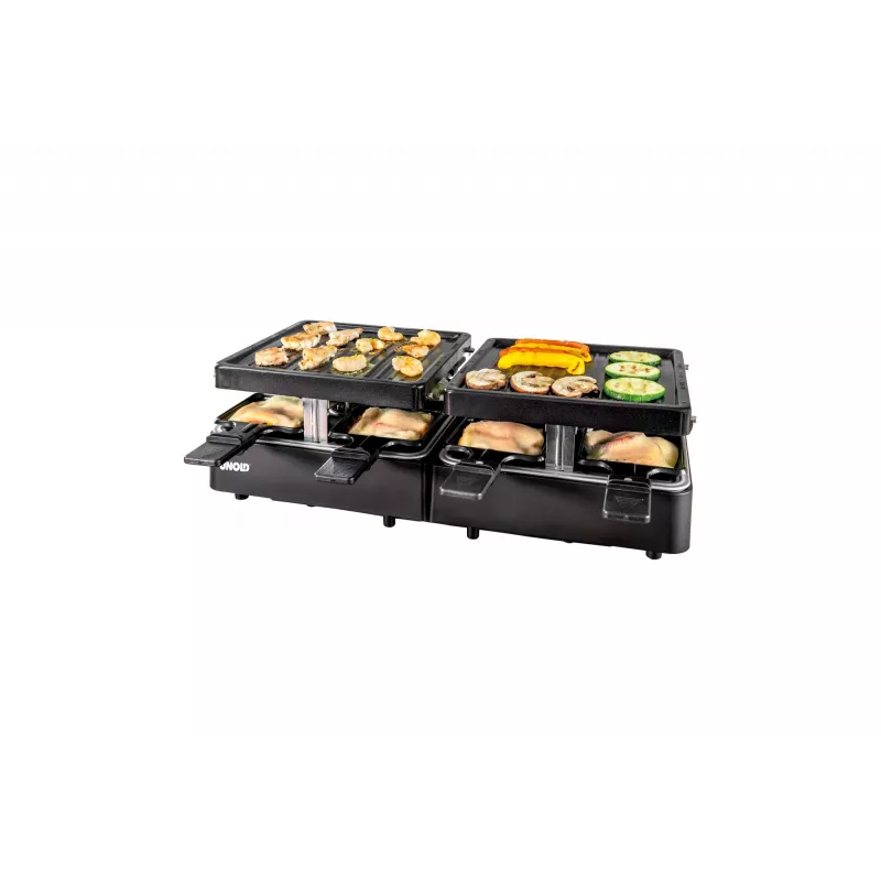 Unold 48755 racleto grilis 8 asm. 1300 W juoda