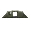 Tunelinis palapinė easy camp Leka Twin 6 Olive Green 2025 — šeimos tunelinis palapinė, 6 asmenų talpa