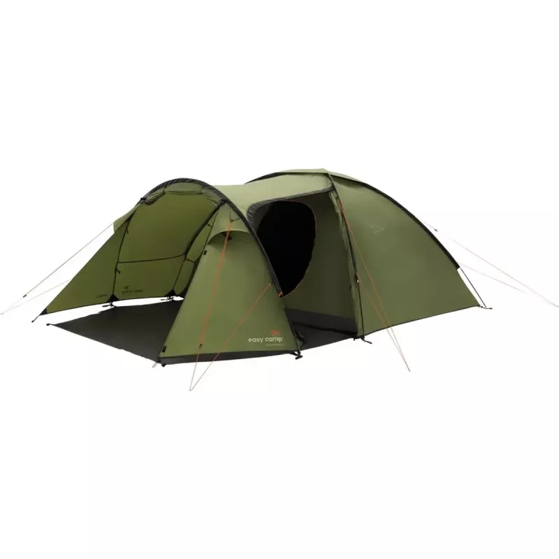 Tent easy camp Lomsdal 4 Olive Green — tunelinė šeimos palapinė su aneksu, 4 asmenims