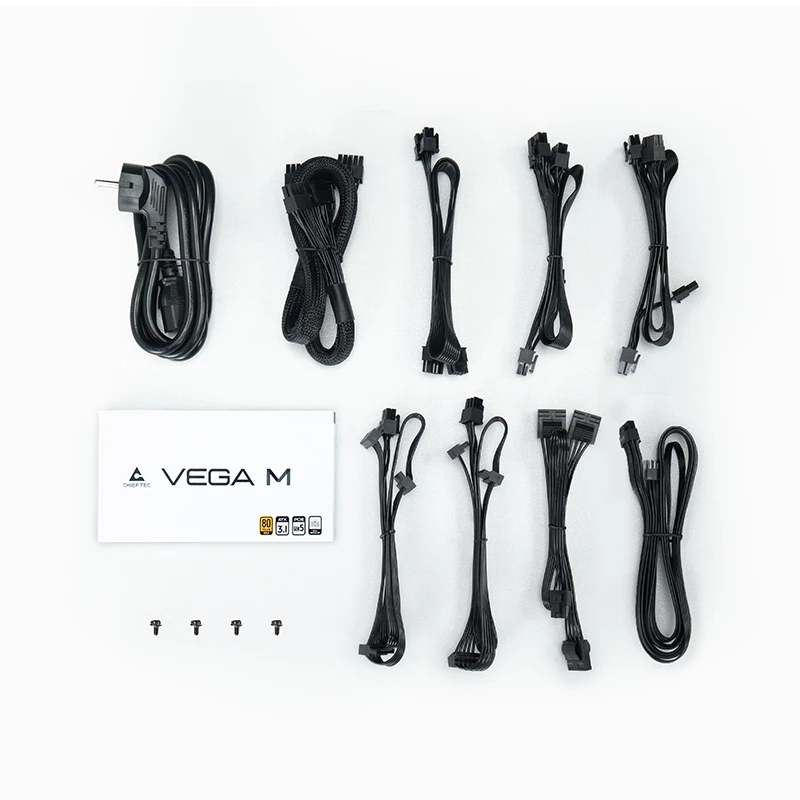 Chieftec Vega PPG-850-C maitinimo blokas 850 W 20+4 kontaktų ATX ATX juodas