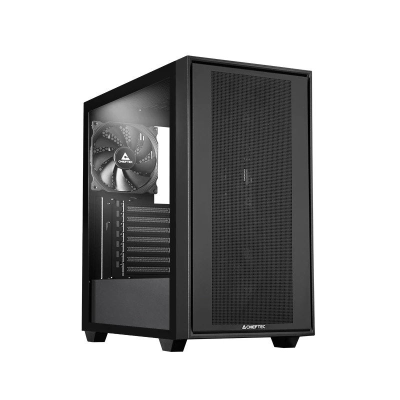 Chieftec Midi Tower GS-03B-BLK-OP Juoda