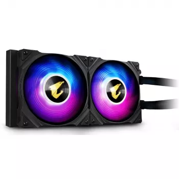 GIGABYTE AORUS WATERFORCE 240 Procesoriaus skysčio aušintuvas “viskas viename” 12 cm Juoda