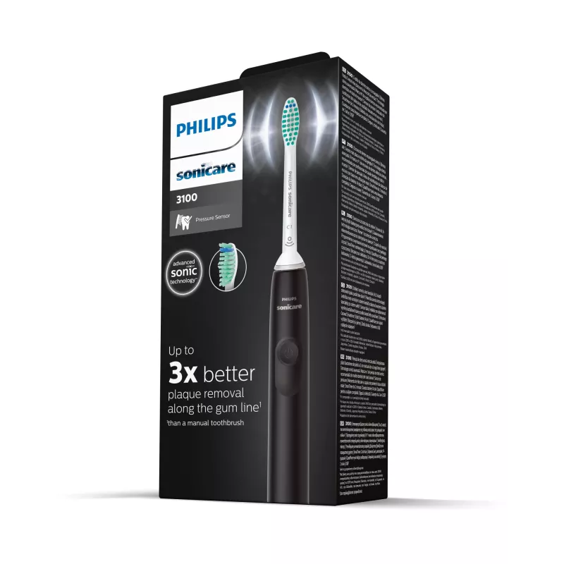 Philips 3100 serija HX3671/14 Sonic elektrinis dantų šepetėlis su slėgio jutikliu