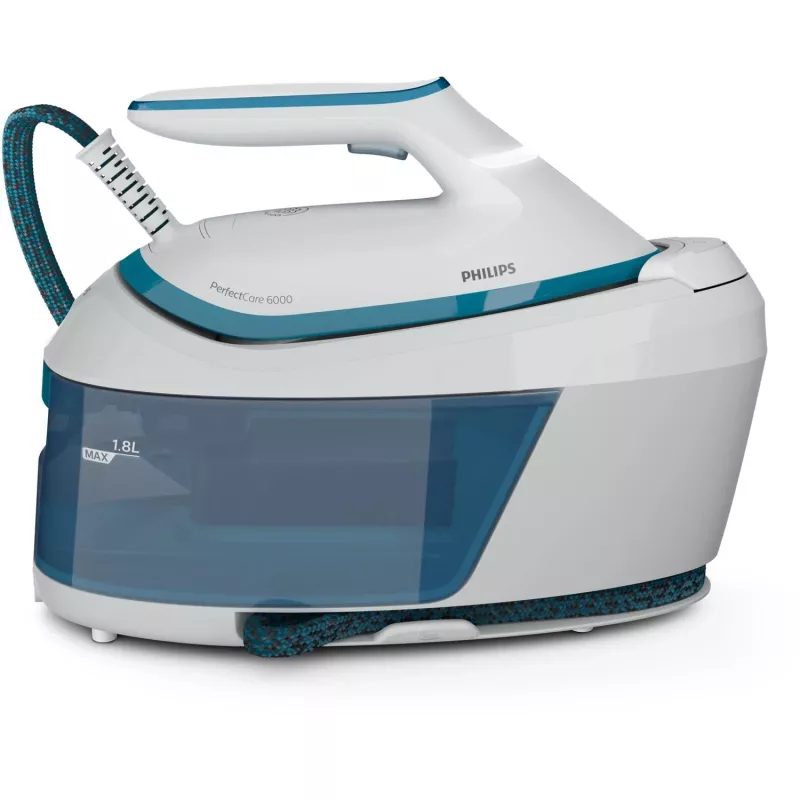 Philips PSG6022/20 garo lyginimo stotis 2400 W 1,8 L SteamGlide Plus padas Mėlyna, Balta