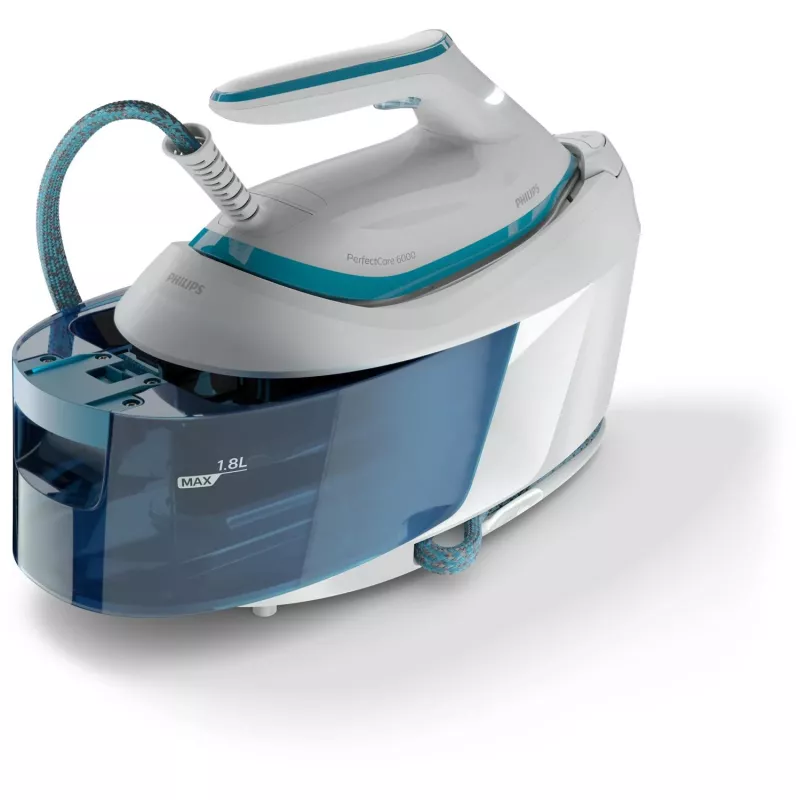 Philips PSG6022/20 garo lyginimo stotis 2400 W 1,8 L SteamGlide Plus padas Mėlyna, Balta