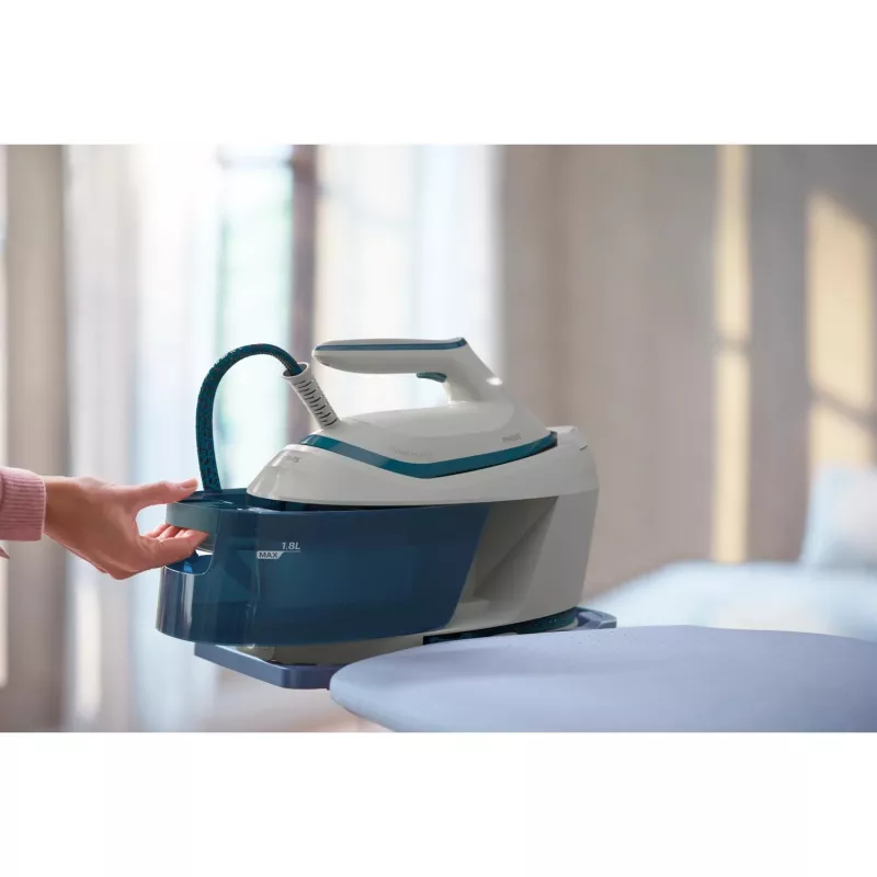 Philips PSG6022/20 garo lyginimo stotis 2400 W 1,8 L SteamGlide Plus padas Mėlyna, Balta
