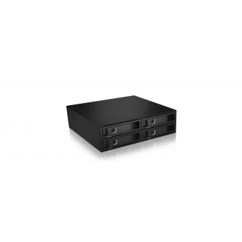 ICY BOX IB-2242SSK 13,3 cm (5,25 colio) saugojimo įrenginio dėklas Juodas