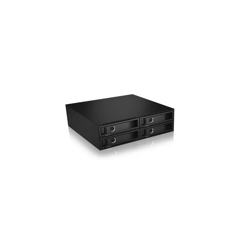 ICY BOX IB-2242SSK 13,3 cm (5,25 colio) saugojimo įrenginio dėklas Juodas