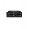 ICY BOX IB-2242SSK 13,3 cm (5,25 colio) saugojimo įrenginio dėklas Juodas