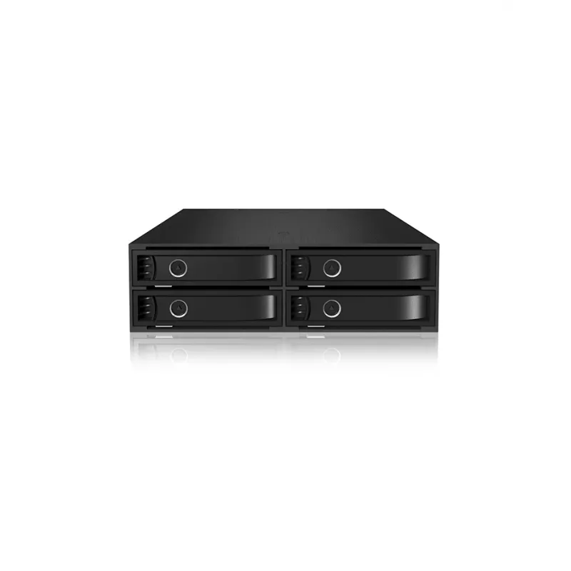 ICY BOX IB-2242SSK 13,3 cm (5,25 colio) saugojimo įrenginio dėklas Juodas