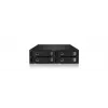 ICY BOX IB-2242SSK 13,3 cm (5,25 colio) saugojimo įrenginio dėklas Juodas
