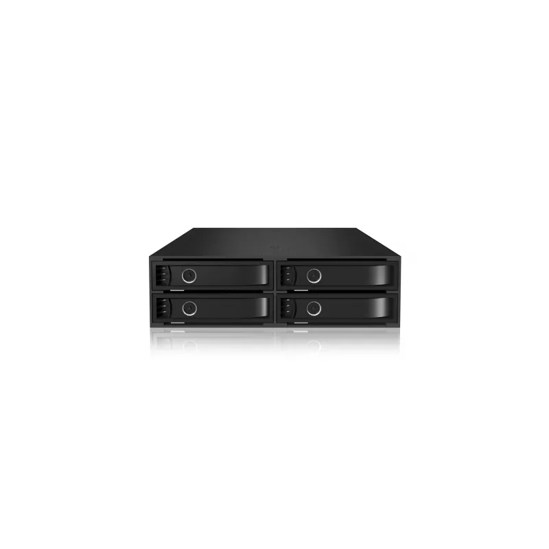 ICY BOX IB-2242SSK 13,3 cm (5,25 colio) saugojimo įrenginio dėklas Juodas