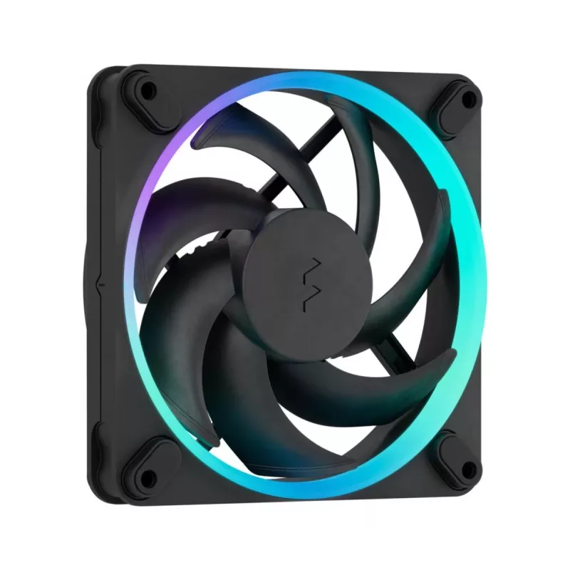 FRACTAL DESIGN Aušinimo ventiliatorius Momentum 12 RGB 3 vnt. pakuotėje Juoda