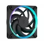FRACTAL DESIGN Aušinimo ventiliatorius Momentum 12 RGB 3 vnt. pakuotėje Juoda