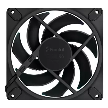 FRACTAL DESIGN Aušinimo ventiliatorius Momentum 12 RGB 3 vnt. pakuotėje Juoda