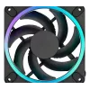 FRACTAL DESIGN Aušinimo ventiliatorius Momentum 12 RGB 3 vnt. pakuotėje Juoda