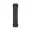FRACTAL DESIGN Aušinimo ventiliatorius Momentum 12 RGB 3 vnt. pakuotėje Juoda