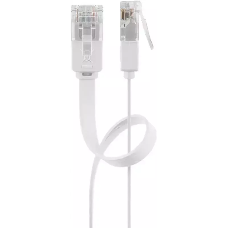Tinklo kabelis Goobay 93358 1 m Cat5e U/UTP RJ-45 baltas