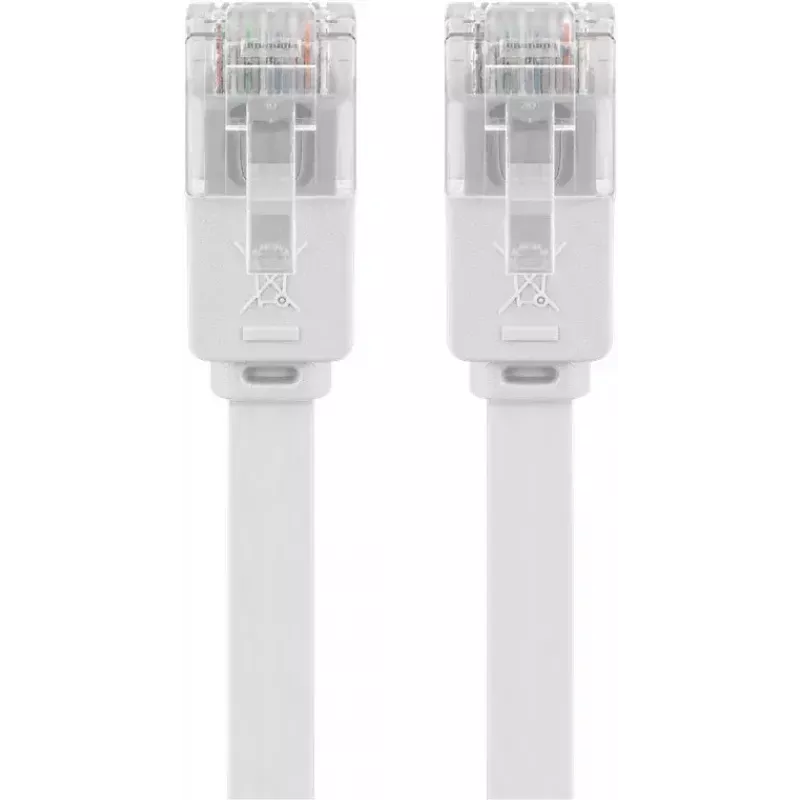 Tinklo kabelis Goobay 93363 10m Cat5e U/UTP RJ-45 Baltas