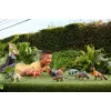 Jurassic World Rebirth Wild Roar Maiasaura dinozaurų žaislas, uodega valdomas atakos kirtimas ir garsas