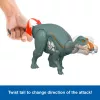 Jurassic World Rebirth Wild Roar Maiasaura dinozaurų žaislas, uodega valdomas atakos kirtimas ir garsas
