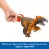 Jurassic World Rebirth Wild Roar Utahraptor žaislas dinozauras, uodega valdomas atakos kirtimas ir garsas