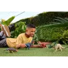 Jurassic World Rebirth Wild Roar Utahraptor žaislas dinozauras, uodega valdomas atakos kirtimas ir garsas