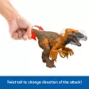 Jurassic World Rebirth Wild Roar Utahraptor žaislas dinozauras, uodega valdomas atakos kirtimas ir garsas
