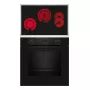 Keraminė kaitlentė ir elektrinė orkaitė NEFF B2CCG6AK3 + T18SDH9L0 — Stiklo keramikos 4 zonų kaitlentė, 71 L elektrinė orkaitė, CircoTherm®