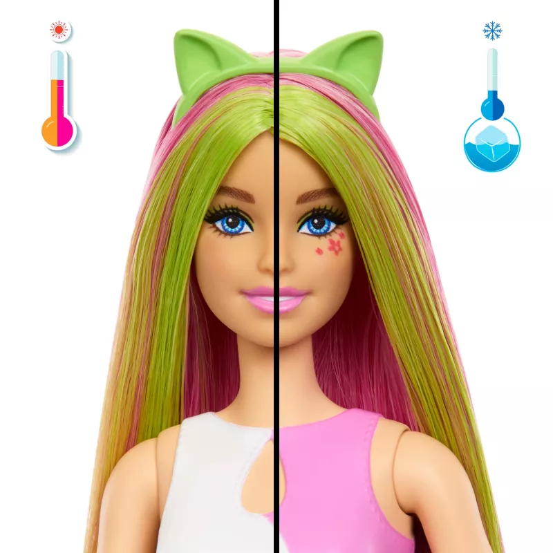 “Barbie Pop Reveal Shakes” serijos lėlė su aksesuarais, kvepianti miela kačiuko mados lėlė
