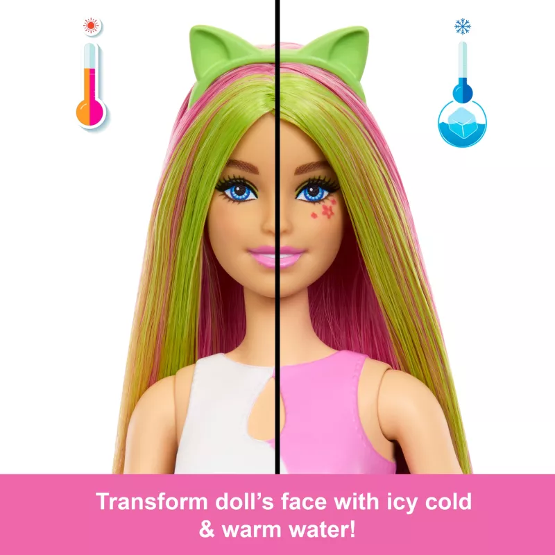 “Barbie Pop Reveal Shakes” serijos lėlė su aksesuarais, kvepianti miela kačiuko mados lėlė