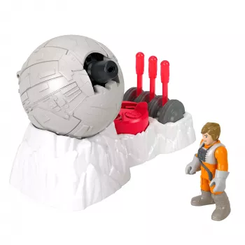 Fisher-Price Imaginext STAR WARS Sukilėlių bazės patranka su Luke Skywalker die-cast veikėjo raktu, 5 dalys