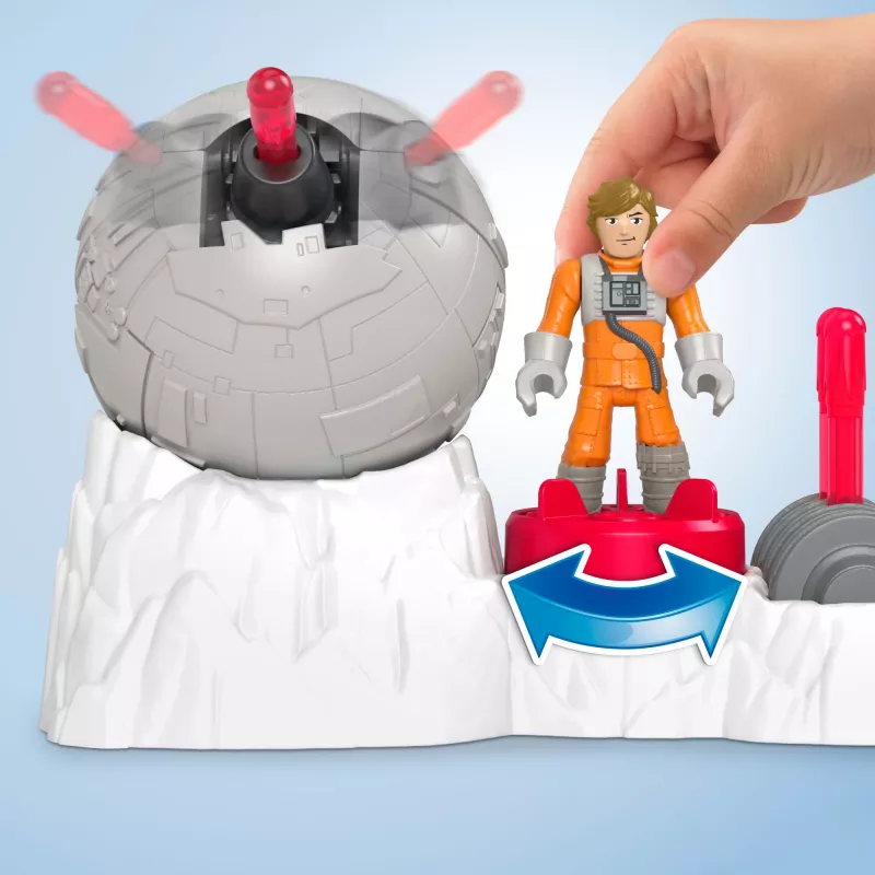 Fisher-Price Imaginext STAR WARS Sukilėlių bazės patranka su Luke Skywalker die-cast veikėjo raktu, 5 dalys