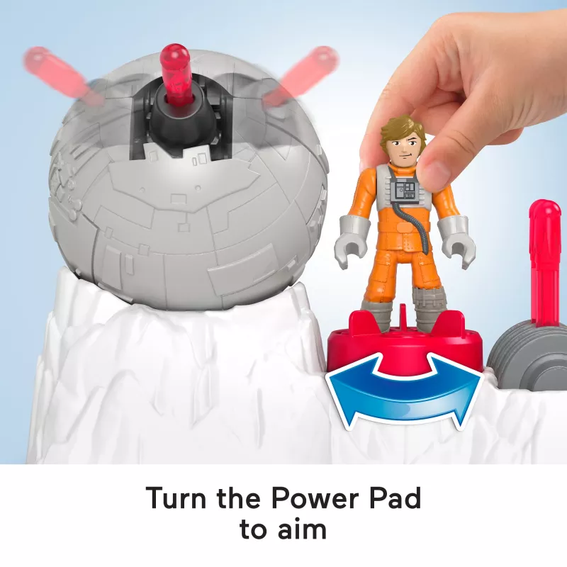 Fisher-Price Imaginext STAR WARS Sukilėlių bazės patranka su Luke Skywalker die-cast veikėjo raktu, 5 dalys