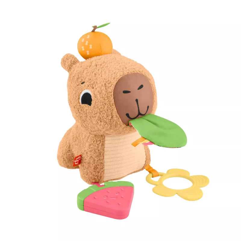 Žaislinė kapibara Fisher-Price Snuggly Snacky Capy nuo 0,5 metų