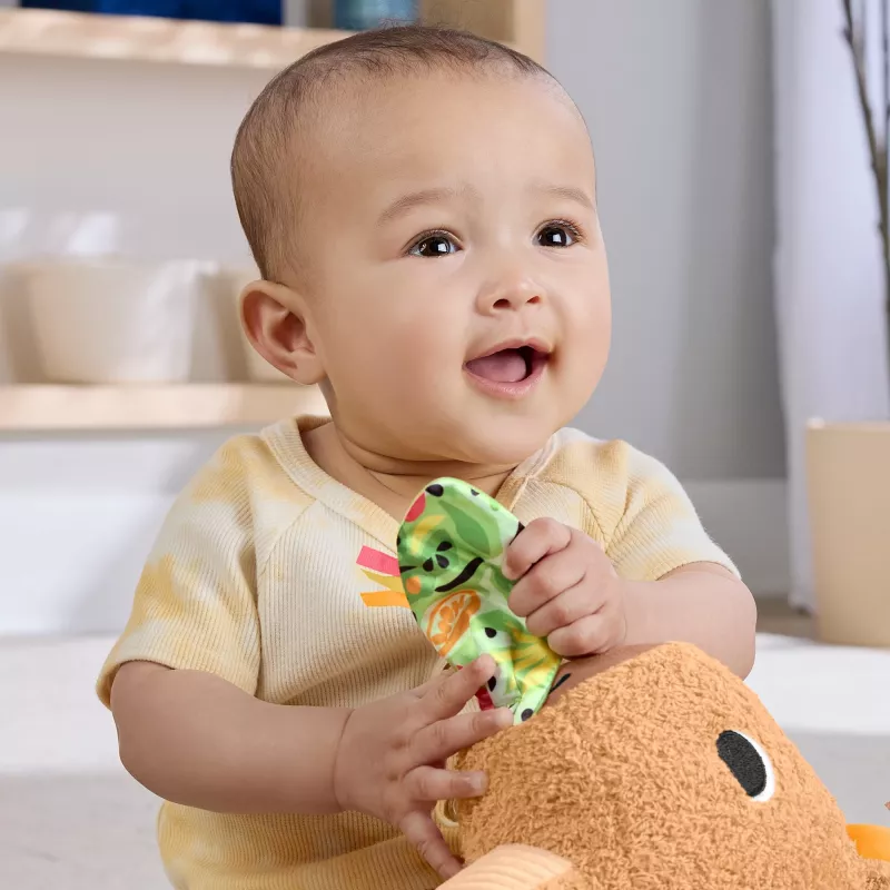 Žaislinė kapibara Fisher-Price Snuggly Snacky Capy nuo 0,5 metų