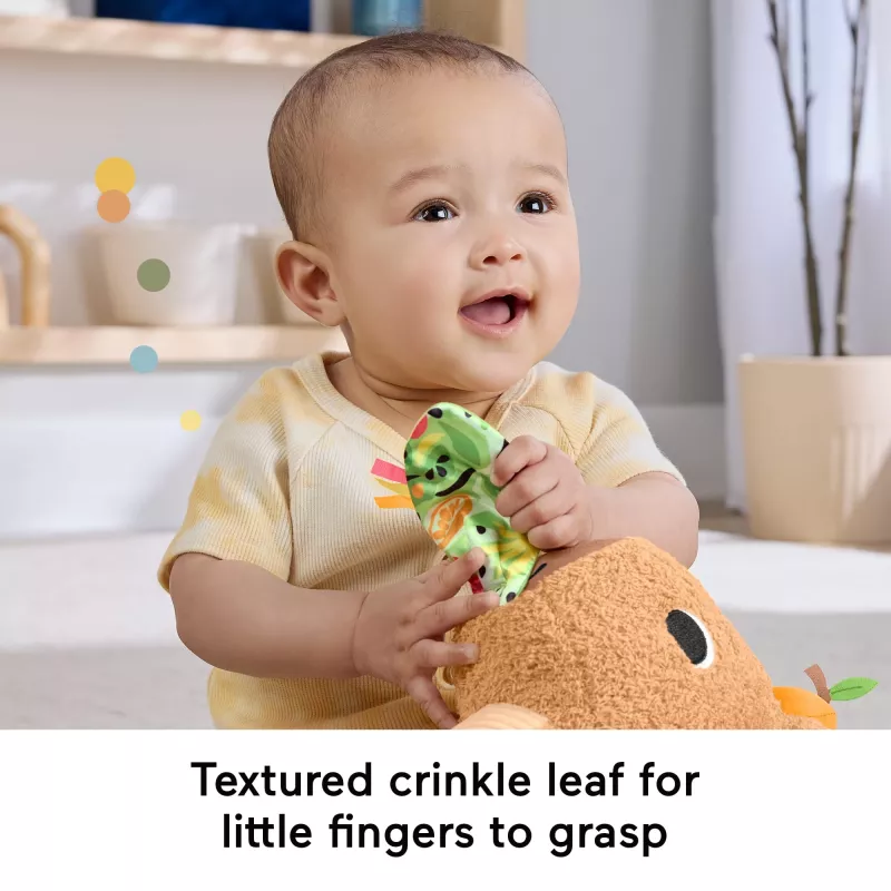 Žaislinė kapibara Fisher-Price Snuggly Snacky Capy nuo 0,5 metų