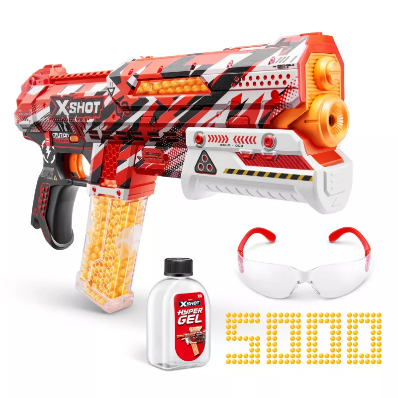 XSHOT Hyper Gel Clutch Blaster (5 000 Hyper Gel granulių) ZURU