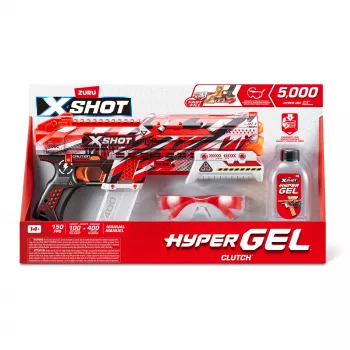 XSHOT Hyper Gel Clutch Blaster (5 000 Hyper Gel granulių) ZURU
