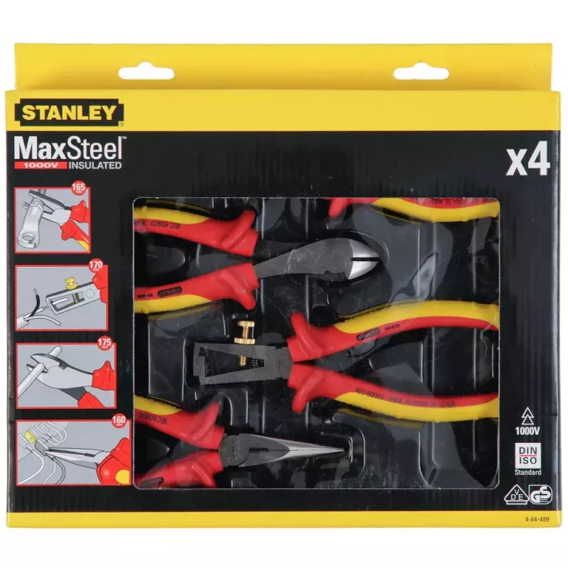 Replės Stanley FATMAX 4 dalių VDE 4-84-489