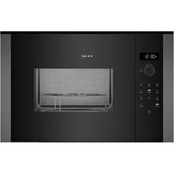 Neff HLAGD53G0 mikrobangų krosnelė, grafito spalvos, kombinuota mikrobangų krosnelė, įmontuojama, 25 l, 900 W