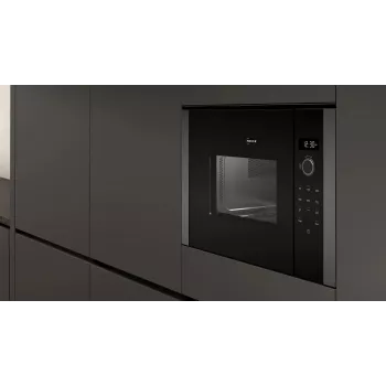 Neff HLAGD53G0 mikrobangų krosnelė, grafito spalvos, kombinuota mikrobangų krosnelė, įmontuojama, 25 l, 900 W