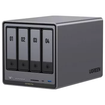 „Ugreen NASync DXP4800 Plus“ NAS darbalaukio Intel® Pentium® Gold 8505 8 GB DDR5 0 TB UGOS Pro