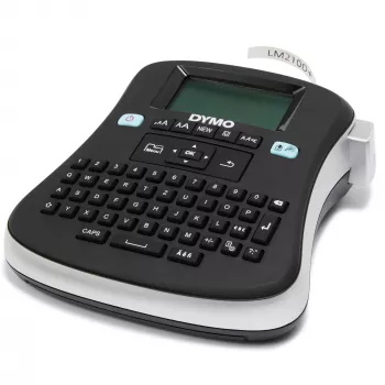 DYMO LabelManager ® ™ 210D - QWZ, QWERTZ, D1, terminis perkėlimas, 180 x 180 DPI, 12 mm/sek., juoda, sidabrinė