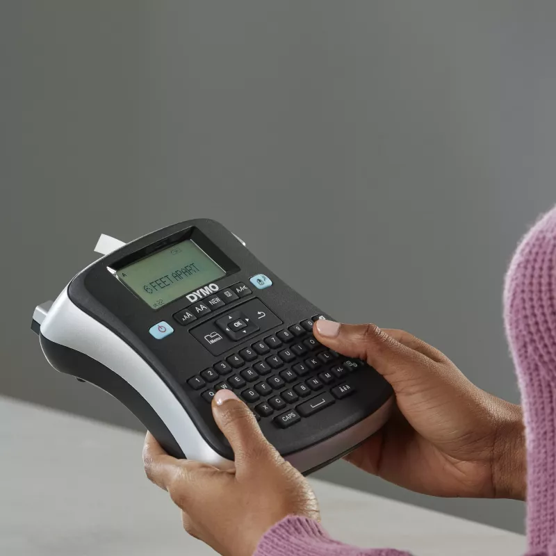 DYMO LabelManager ® ™ 210D - QWZ, QWERTZ, D1, terminis perkėlimas, 180 x 180 DPI, 12 mm/sek., juoda, sidabrinė