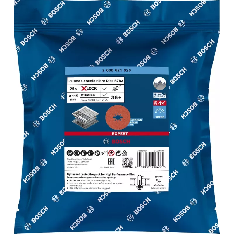 Bosch 2 608 621 825 kampinio šlifuoklio priedas Šlifavimo diskas