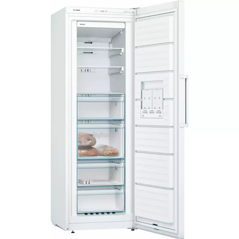 Bosch Serie 4 GSN33VWEP šaldiklis Vertikalus šaldiklis Laisvai pastatomas 225 L Baltas